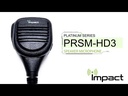 Impact M15-PRSM-HD3-BP Battery Powered Speaker-Mic, 3.5mm - Motorola SL300, TLK