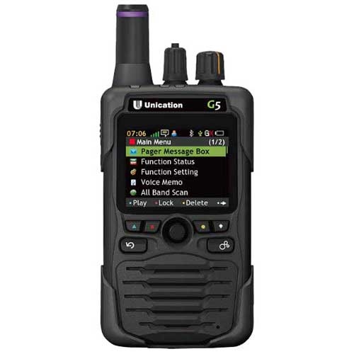 Unication G5 UHF 380-450 MHz, 700/800 MHz P25 Pager