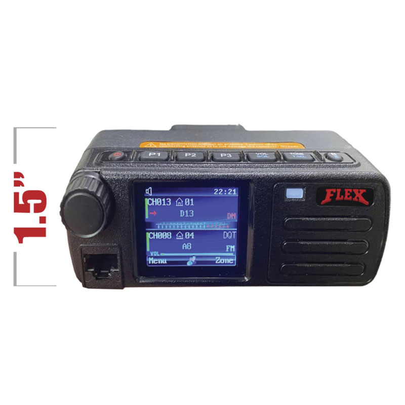Geleidbaarheid Vacature slagader Klein Blackbox-FLEX VHF/UHF 20 Watt Analog/Digital Mobile Radio